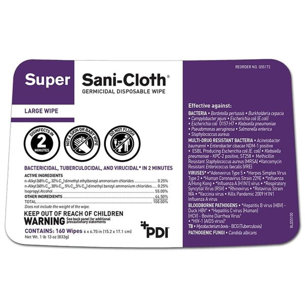 11B Germicidal Disposable Wipe