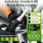Stretch Nitrile Black Gloves - Image 3