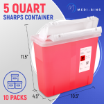 5 Qt Sharps Disposal Containers - Image 2