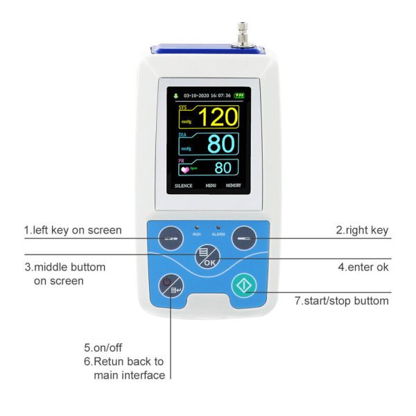 13B 12 24Hour Automatic Ambulatory Blood Pressure Monitor