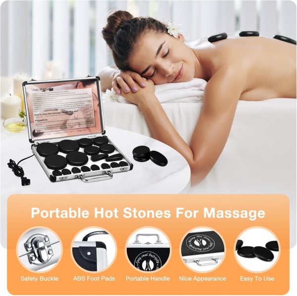 13C 7 Hot Stones Massage Set