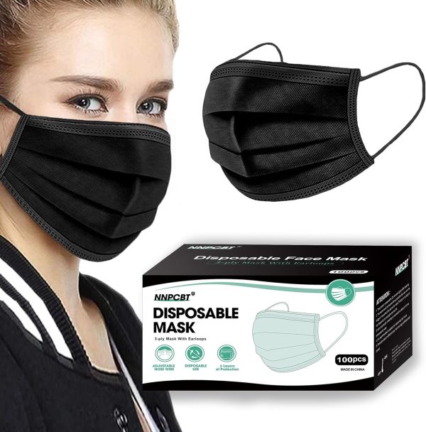 3 9 Black Face Mask