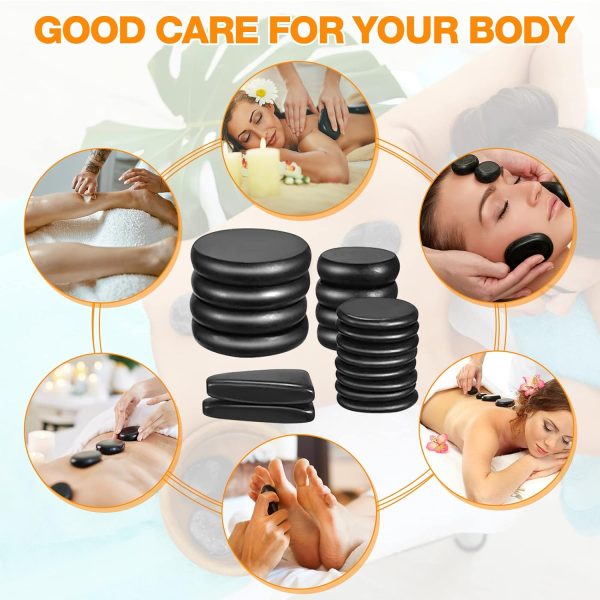 4C 16 Hot Stones Massage Set