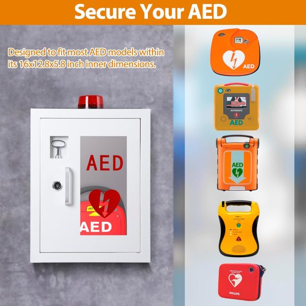 1B 18 Aed Defibrillator Wall Mounted Cabinet