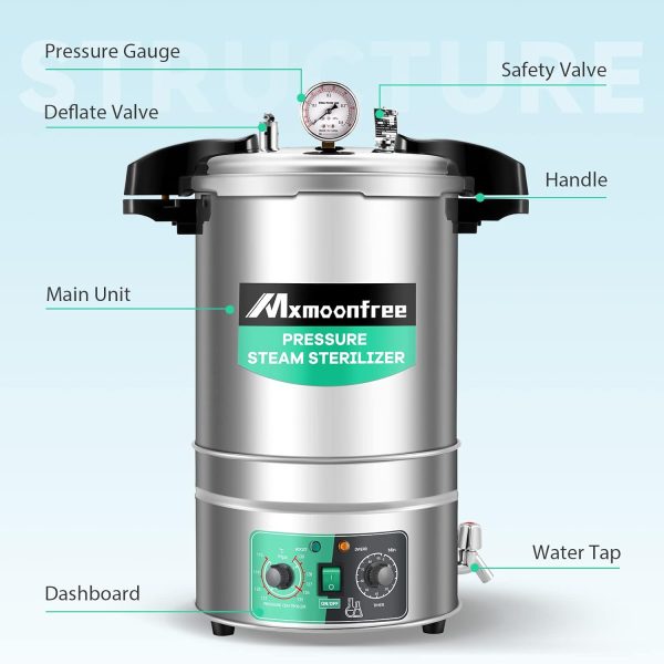 1C 25 19 Quart Timed Autoclave