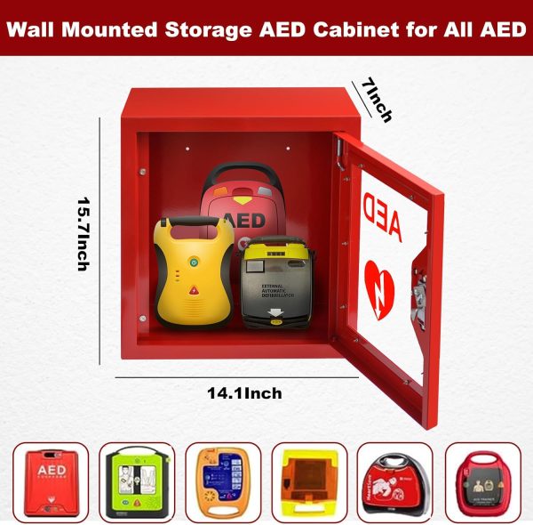 4A 16 Defibrillator Wall Mount Cabinet