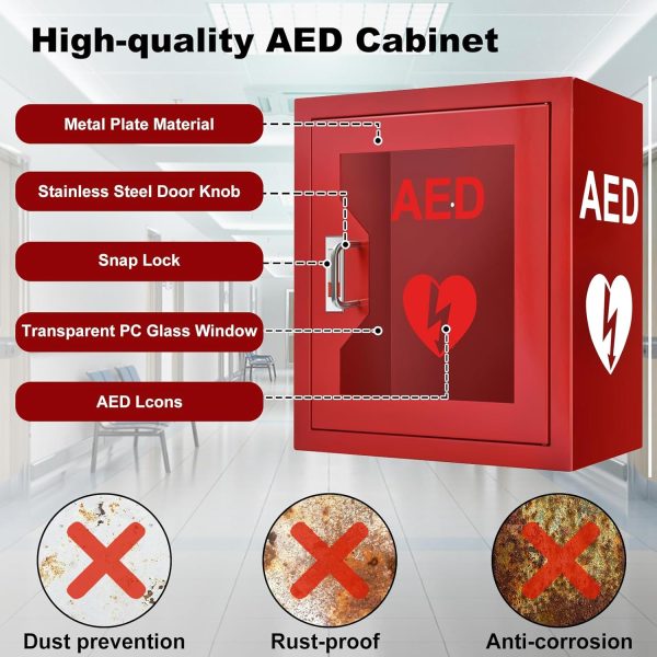 4B 16 Defibrillator Wall Mount Cabinet