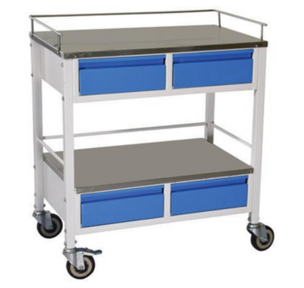 Standard Dressing Trolley For Hospital