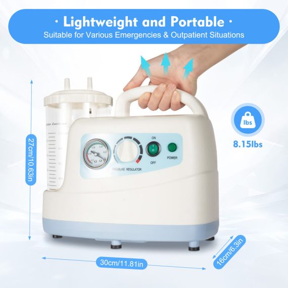 Portable Vacuum Phlegm Suction Unit