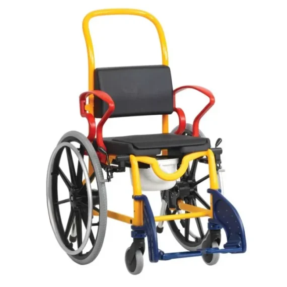 Shower-commode chair for children