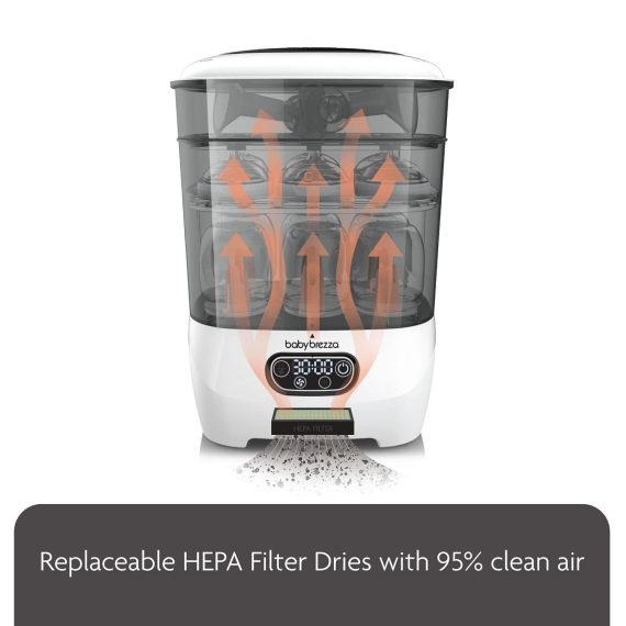 Baby Brezza Bottle Sterilizer and Dryer Advanced – Electric Steam Sterilization Machine Universal Sterilizing for All Bottles