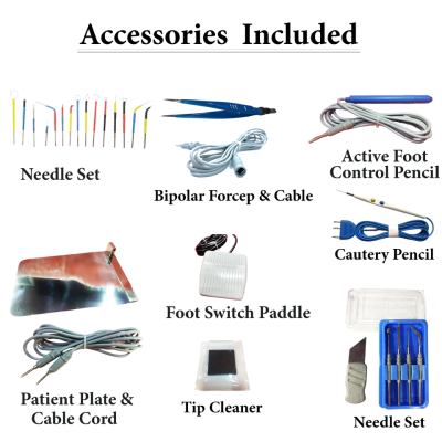 RF Radio Frequency Cautery 3.5MHz High Electro Surgical Generator Set