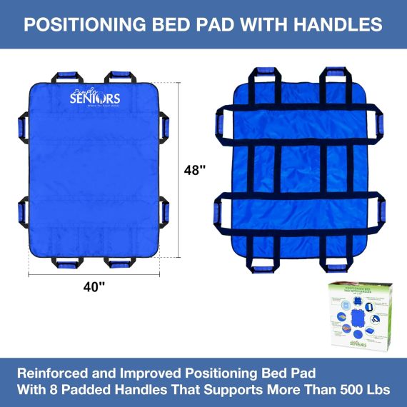 Positioning Bed Pad with Handles