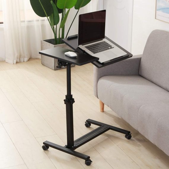 Over Bed Table with Wheels