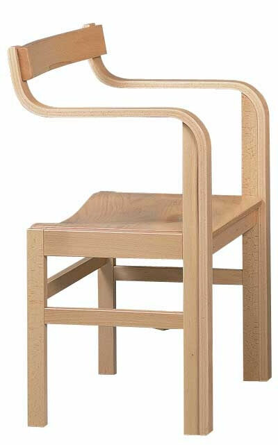 Wooden Chair for Shortwave Therapy Treatment