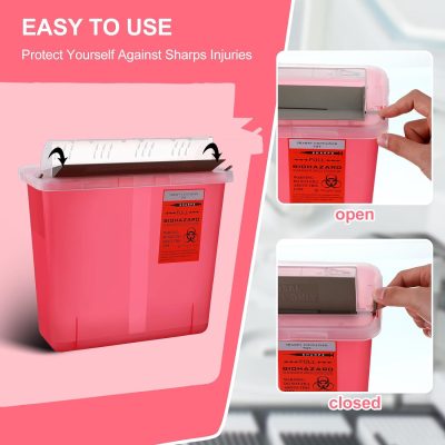 Wall Mounted Sharps Container