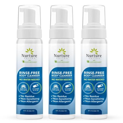 Nurture Rinse Free Waterless Foaming Cleanser