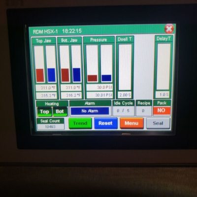 Rdm Hsx-1 Medical Heat Sealer Dual Heating Jaws 240v