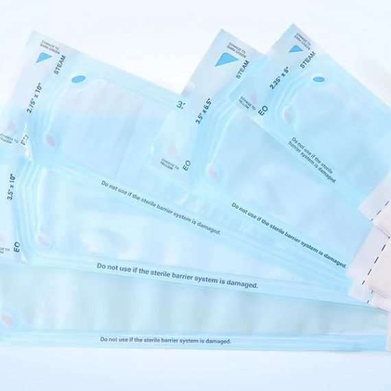 Disposable Self Seal Sterilization Pouch 5.25" x 11", 200 per Box, Disposable Medical Device Sterilization Pouch (5 1/4" x11", 200pcs)