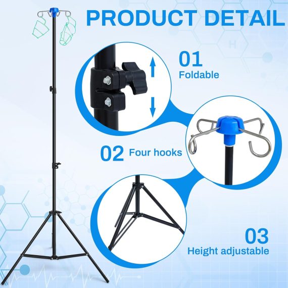 Collapsible IV Pole