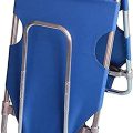 Stretcher Portable Folding Aluminum Lightweight with Trolley - 4 Wheels Rescue Stretcher for Hospital, Clinic, Home, Sports Venues, Ambulance Capacity