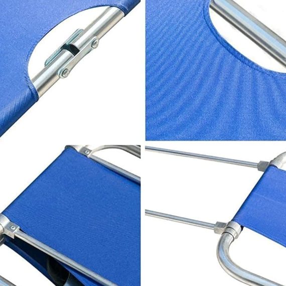 Stretcher Portable Folding Aluminum Lightweight with Trolley - 4 Wheels Rescue Stretcher for Hospital, Clinic, Home, Sports Venues, Ambulance Capacity