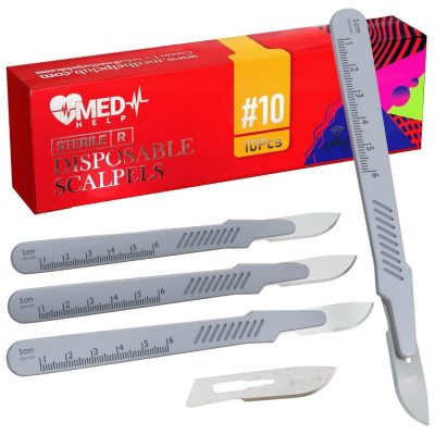 MedHelp 10 PCS Disposable Scalpels