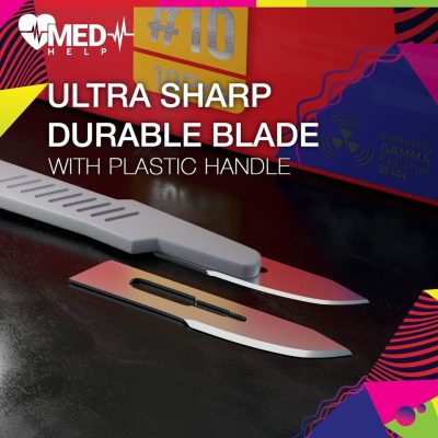 MedHelp 10 PCS Disposable Scalpels