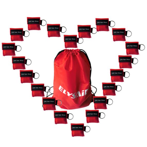 Transparent CPR Face Shields