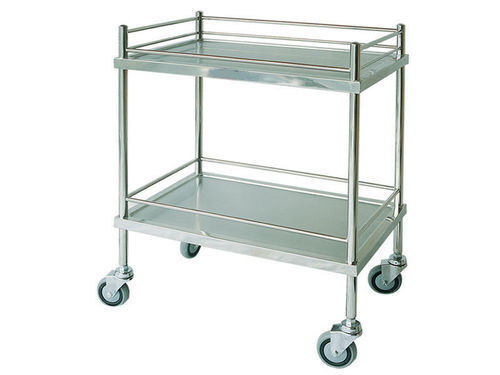 First Aid Dressing Trolley Stainless Steel