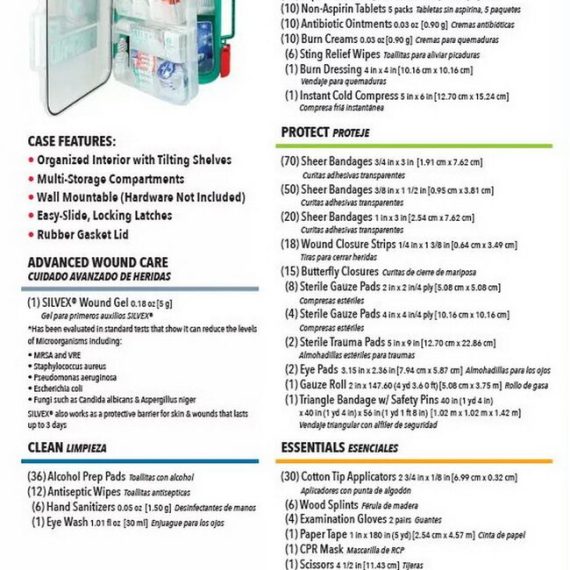351 pc Emergency First Aid Kit, Home First Aid Kit, Workplace First Aid Kit, OSHA Compliant, ANSI Compliant, Wall Mountable First Aid Kit, Emergency Supplies, Medical Kit, Safety Kit, Office First Aid, Home Emergency Kit, First Aid Case, Emergency Preparedness, Workplace Safety, First Aid for Office, First Aid for Home