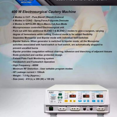 Bipolar Cautery Machine and Electrosurgical Generator Unit